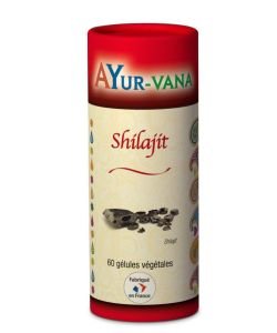 Shilajit - extrait standardisé à 20% d'acide fulvique, 60 gélules